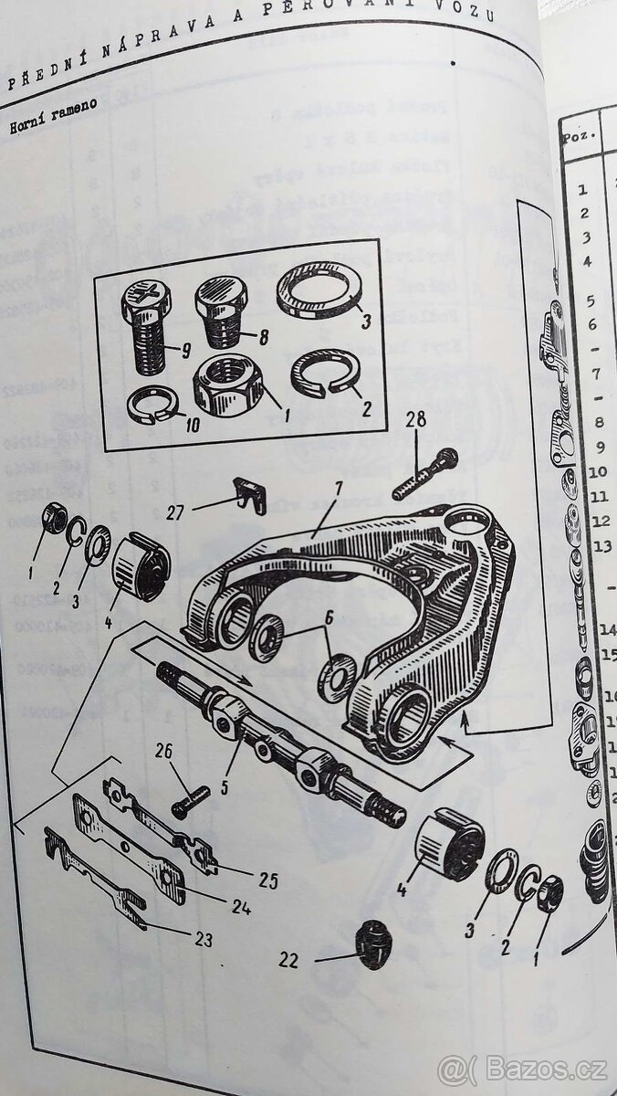 Katalog náhradních dílů Moskvič 1500 2140 - 5