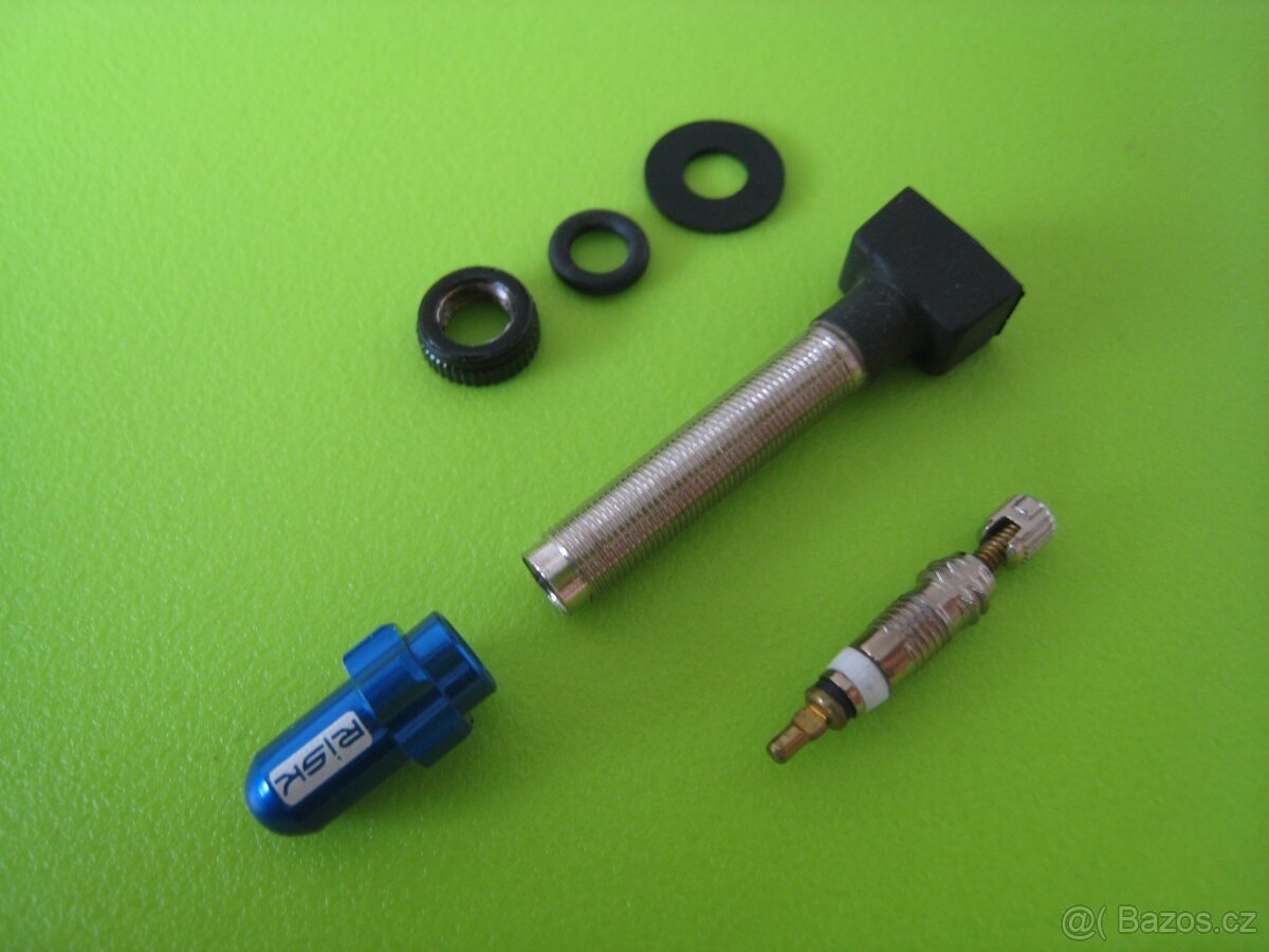 Nová sada bezdušových galuskových ventilků RISK Presta 40mm - 5