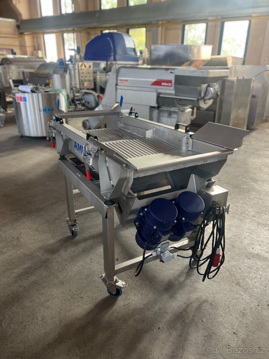 VIBRAČNÍ STŮL S TŘÍDÍCÍMI LIŠTAMI- AMOS INDUSTRIE - 5