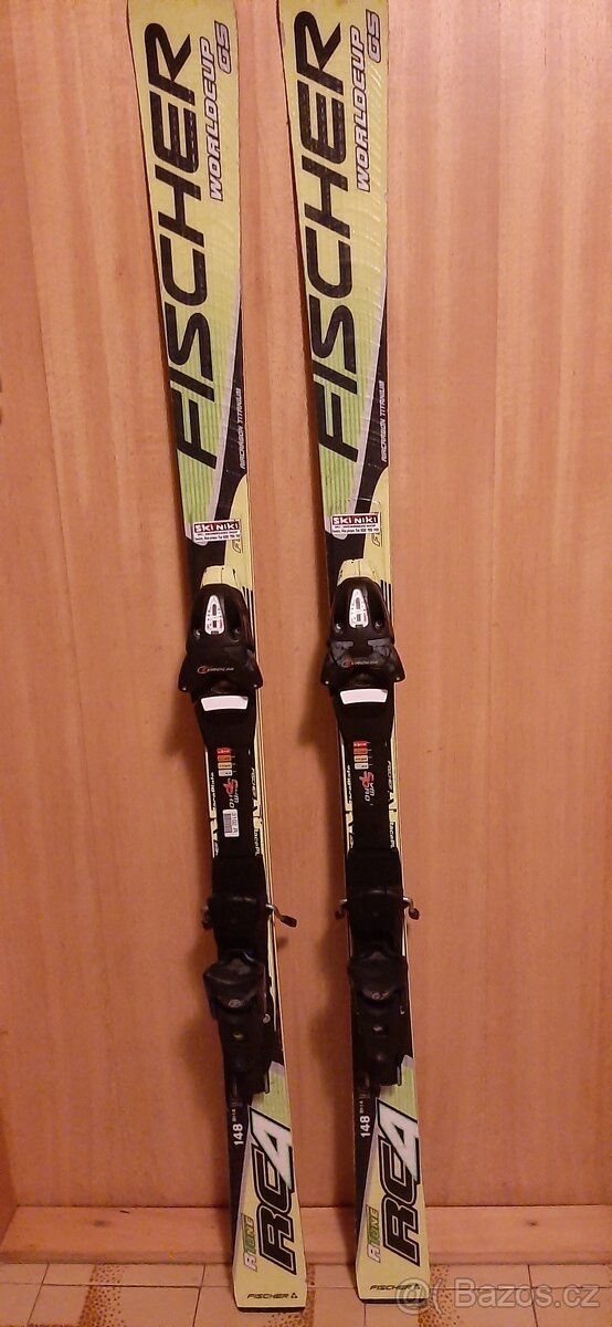 Lyže Fischer 148cm s vázáním - 5