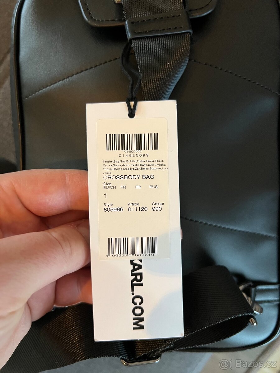 Karl Lagerfeld, panská kabelka, taška přes rameno - 5