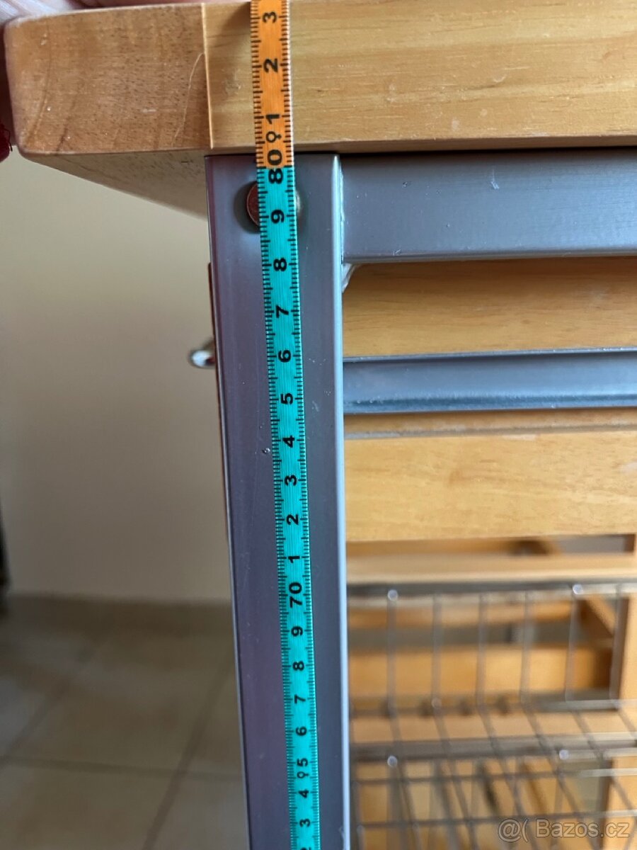 Servírovací stolek přírodní - 5