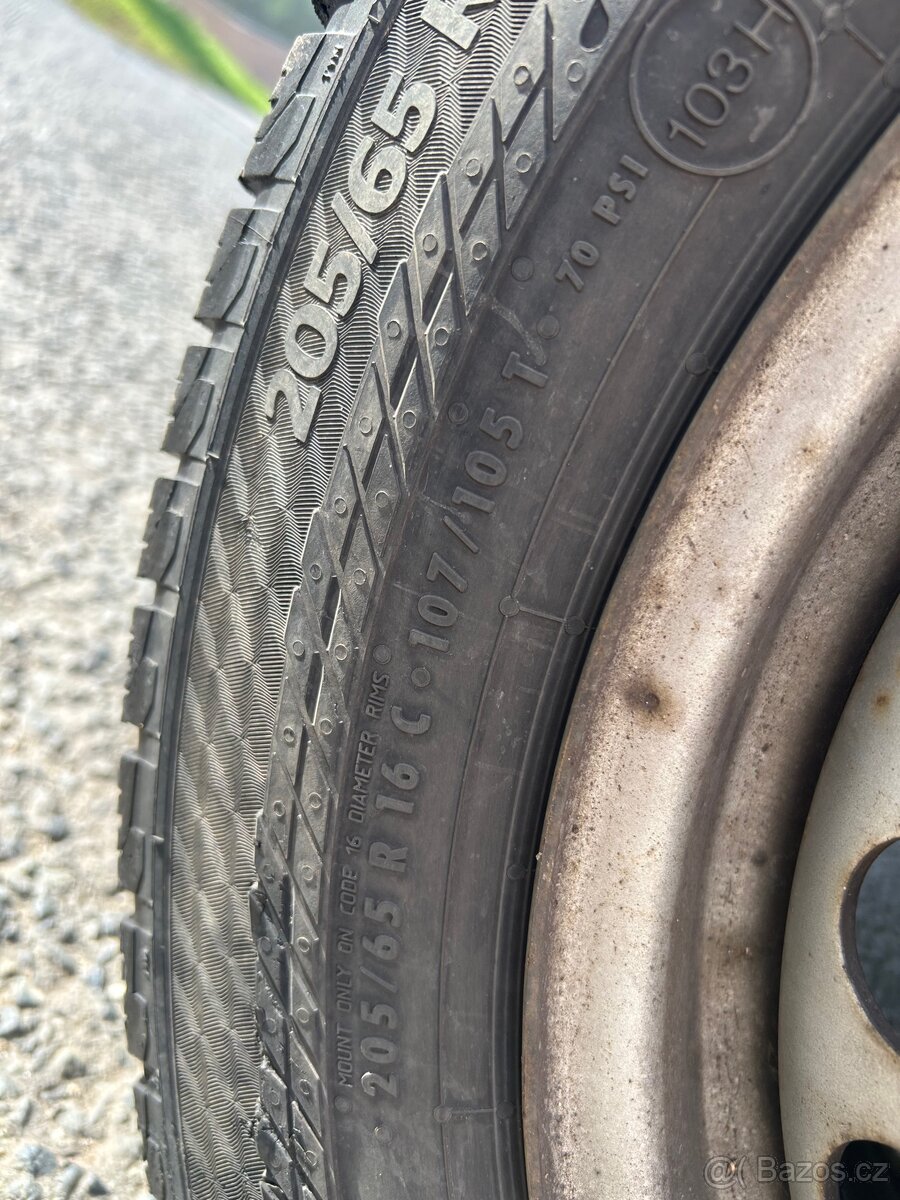 Zimní kola transporter t5 205/65 r16c m/s - 5