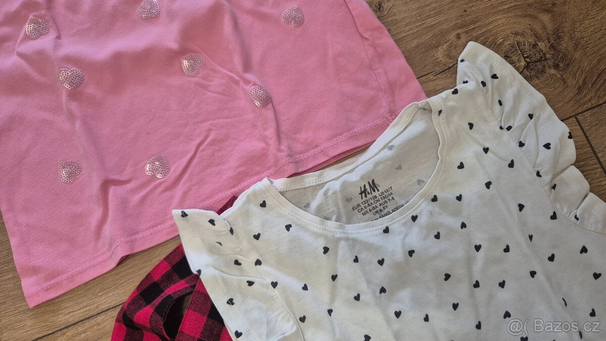 Balík oblečení pro holčičku velikost 122-128 - 5