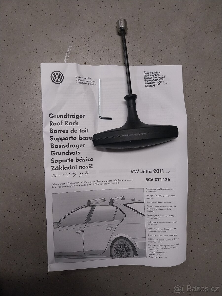 Střešní nosič Volskvagen Jetta – 5C6071126 - 5