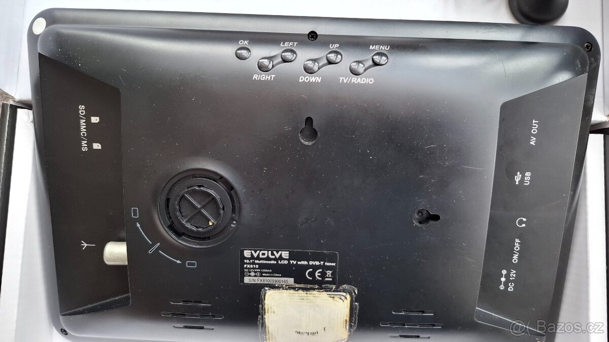 TELEVIZE EVOLYE DO AUTA MALÁ 12V, 10.1" - 5