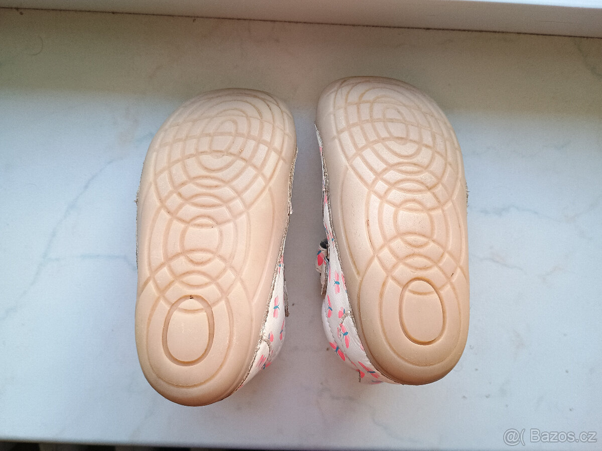 Barefoot dětské sandálky Lurchi - Flotty Nappa White vel. 22 - 5