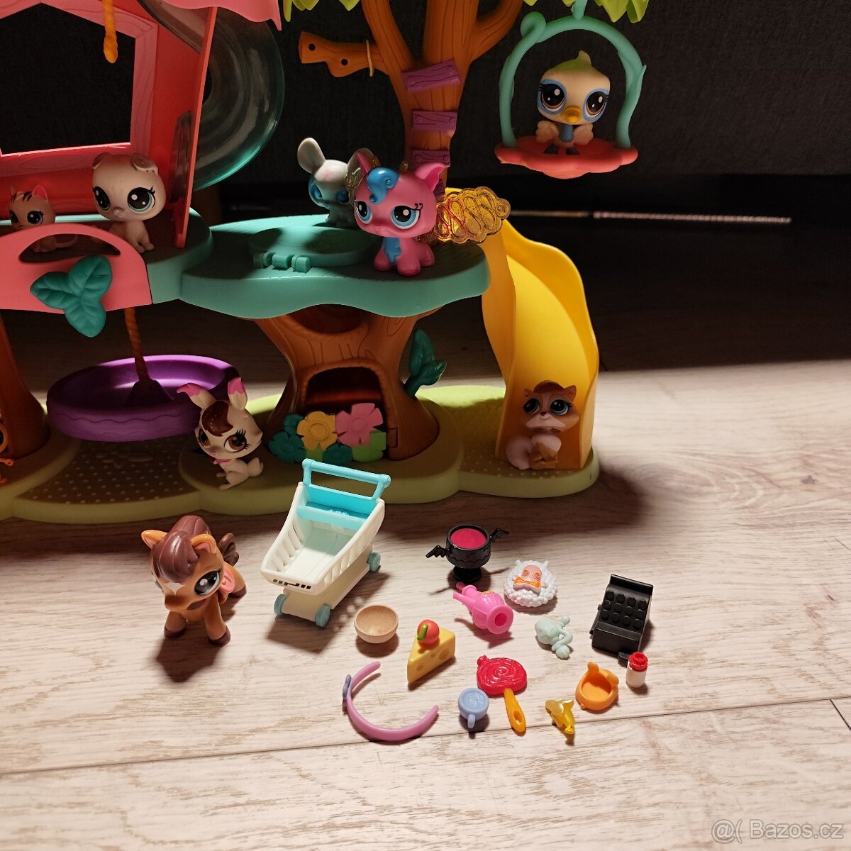 LPS krásná sadička stromový domeček zvířátka a doplňky - 5