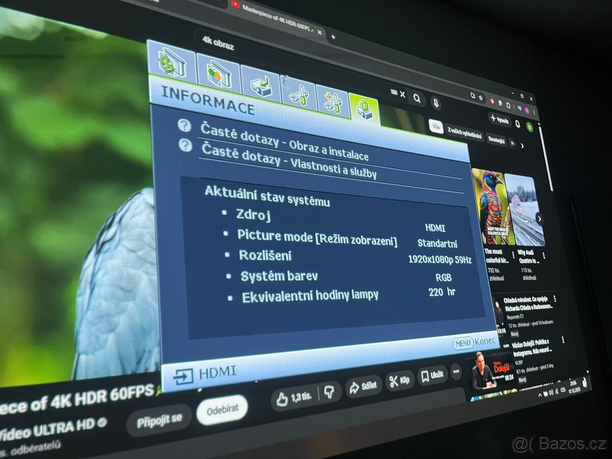 Projektor Benq MP623 - 5