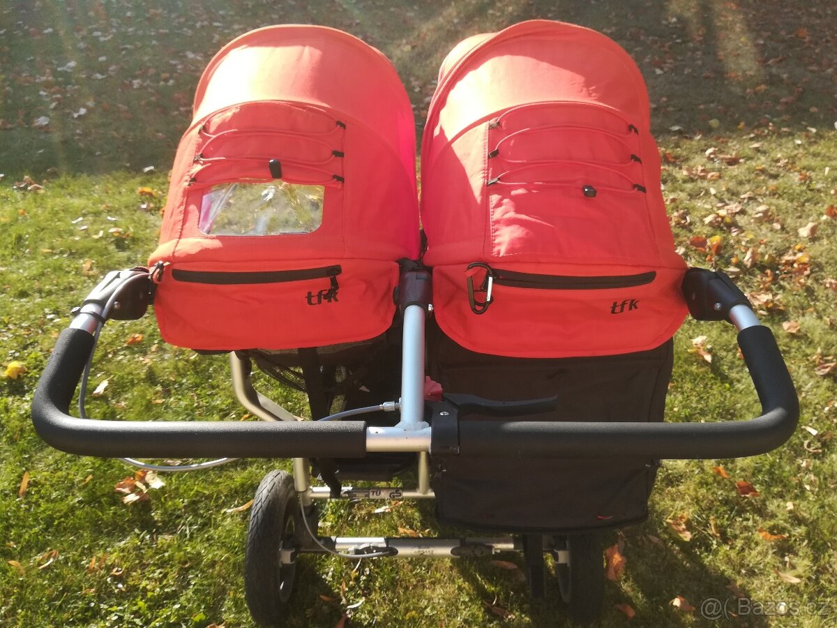 Outdoorový kočárek pro dvojčata TFK Adventure - 5