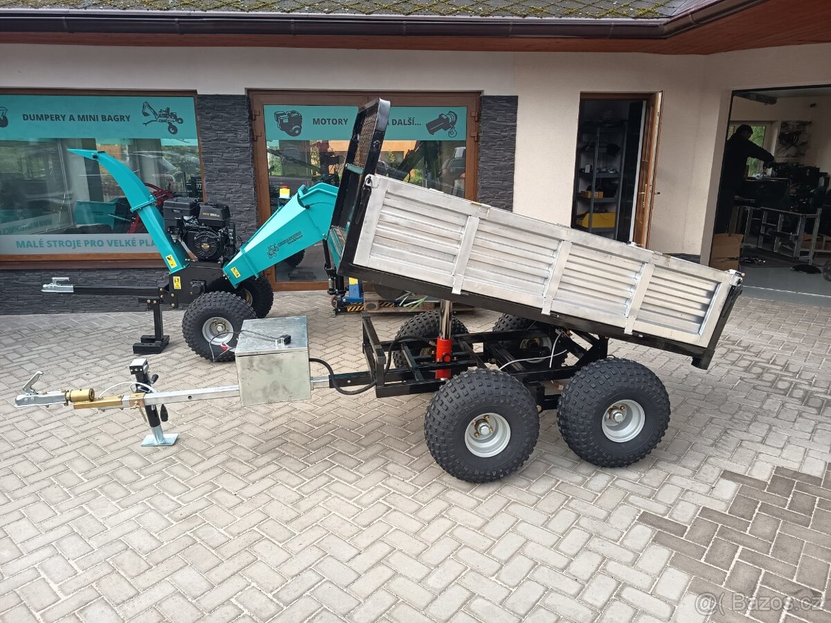 Hydraulický vozík za čtyřkolku 1.000kg - 5