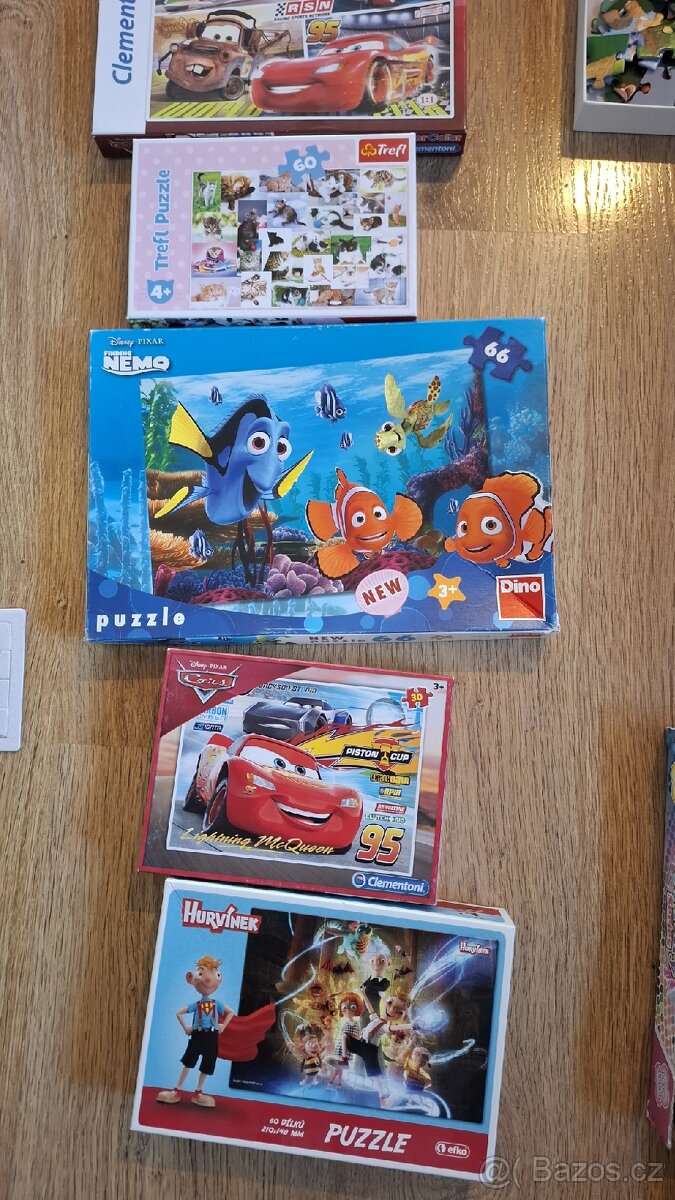 Puzzle McQueen, Nemo, Disney, Little Pony, medvídek Pu, atd. - 5