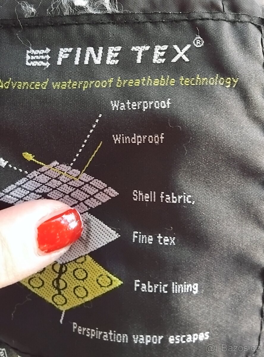 Oteplovačky/lyžařské kalhoty, membrána,vel. 116,zn. ENDLESS - 5