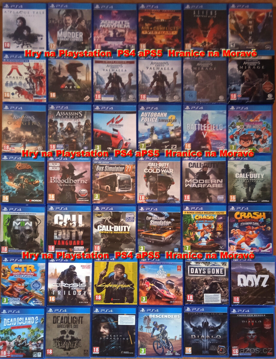 Hry na Playstation PS4 a PS5 - 2.část seznamu - 5