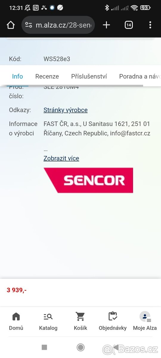 Televize Sencor - 5