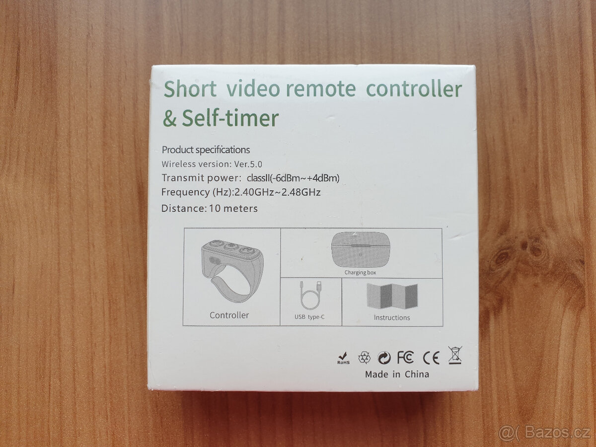 Bluetooth ovladač pro mobil/tablet, spoušť, TikTok - 5