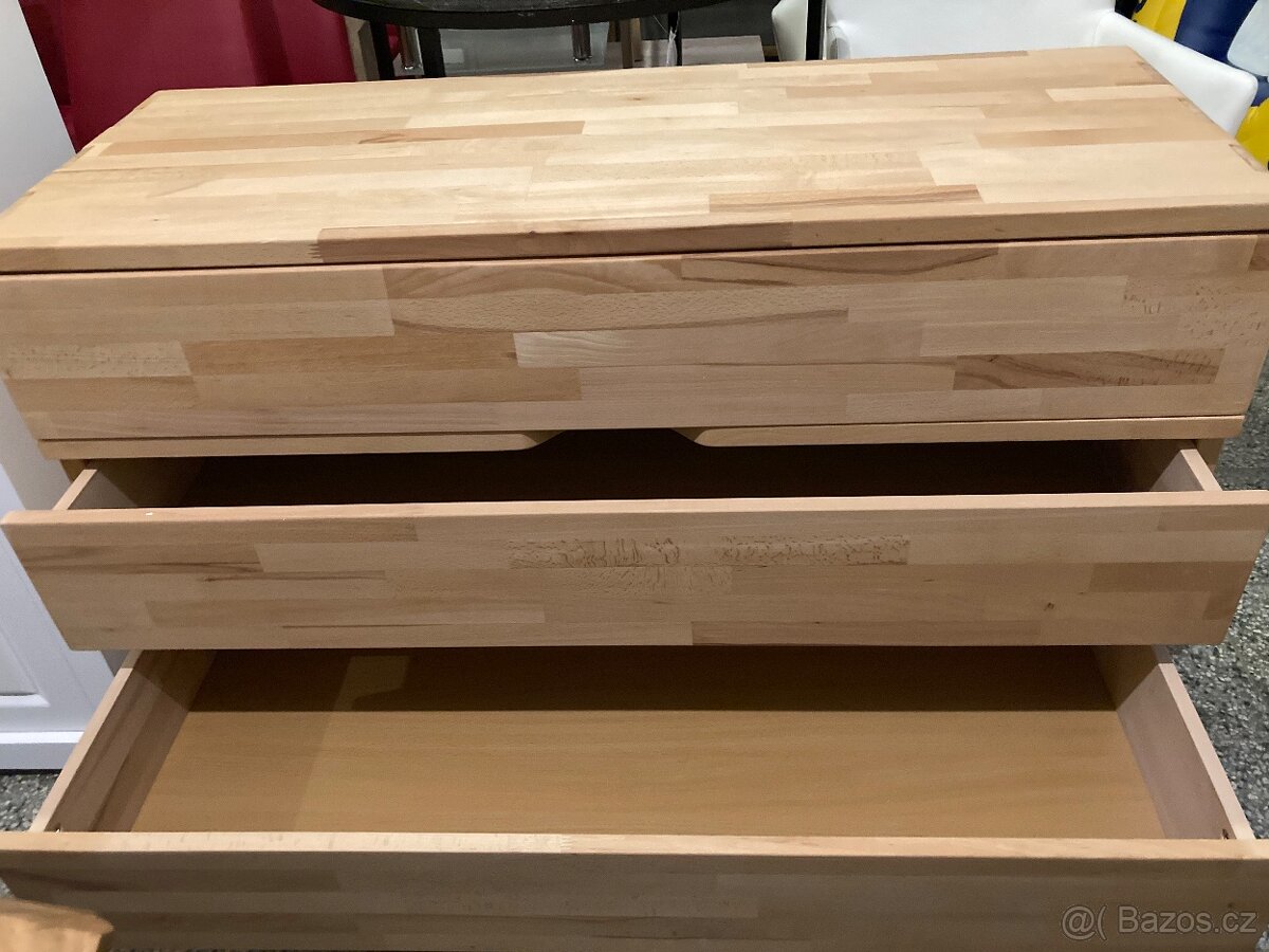 Buková Komoda/Prádelník z masívu Atlanta - 5