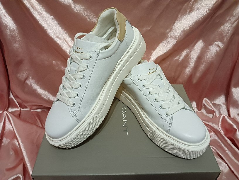 ♥️ Dámské boty / botasky / sneakers / kožené bílé Gant nové - 5