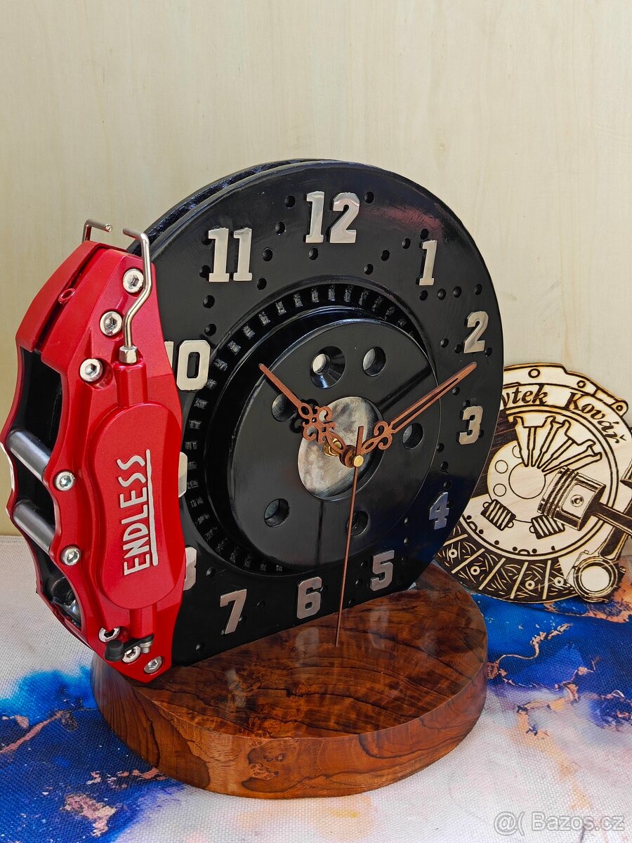 Hodiny z brzdového kotouče - Autonábytek Kovář - 5