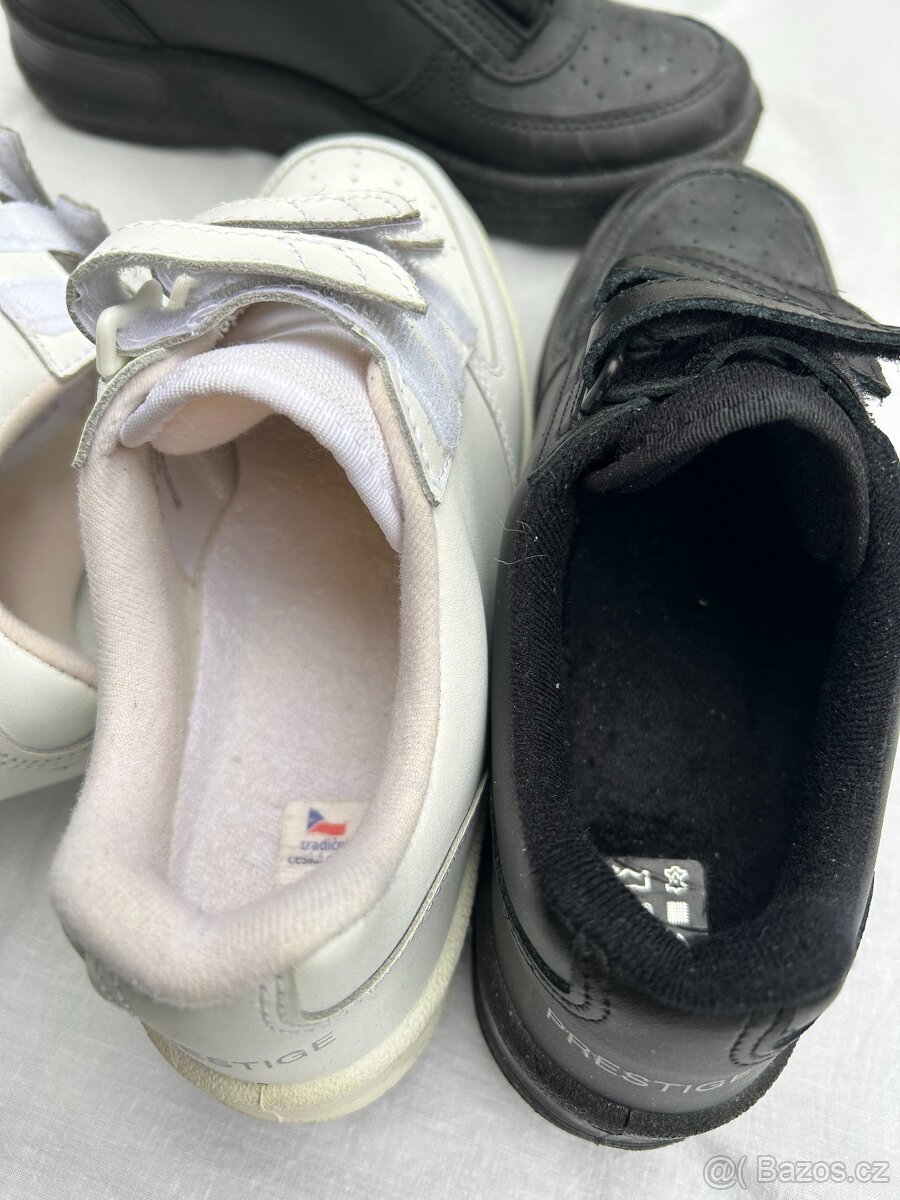 2 páry sportovních polobotek Prestige vel. 38 výborný stav - 5