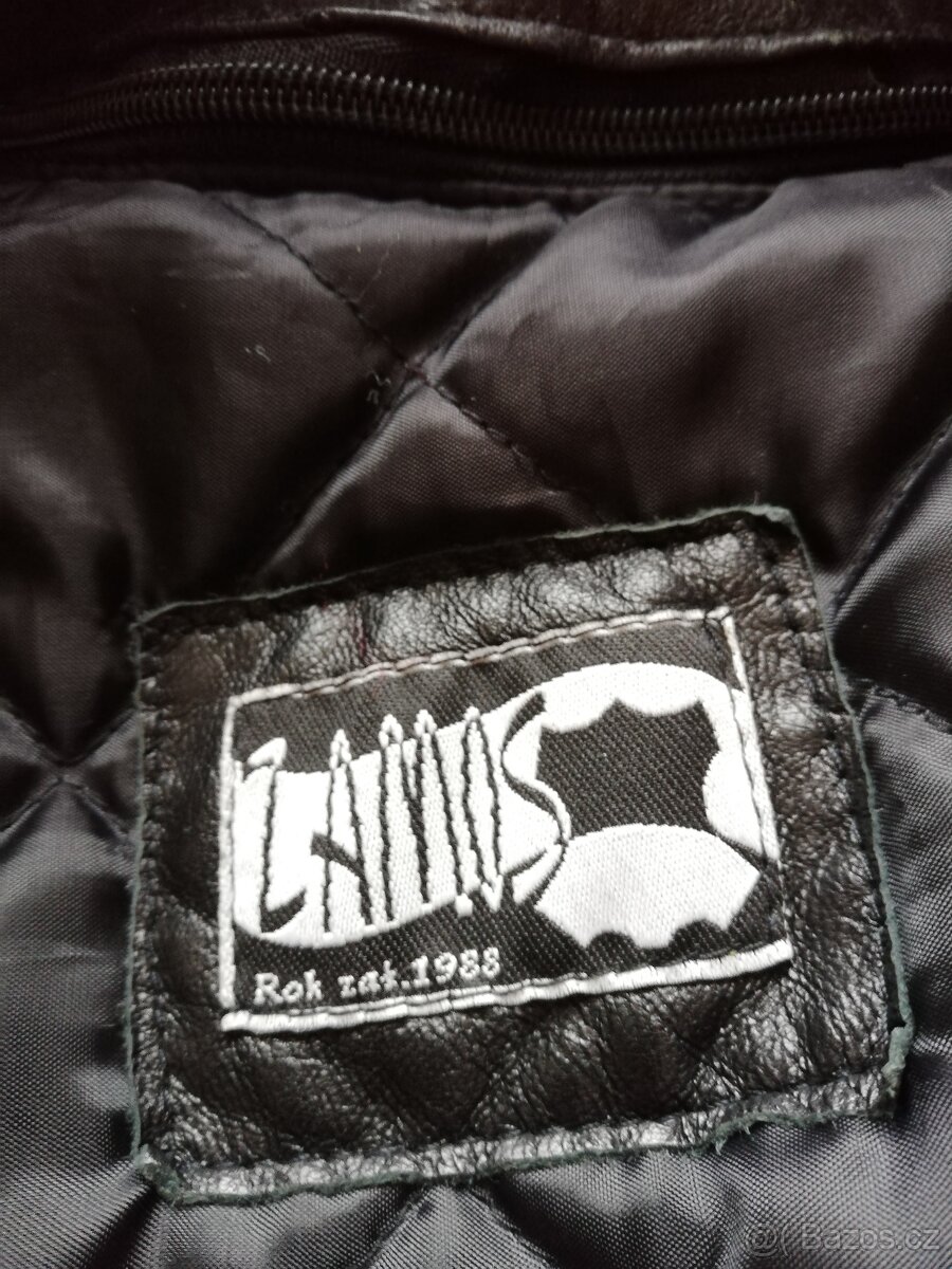 dámská kožená bunda s kapucí a kožíškem vel. 38/M - 5