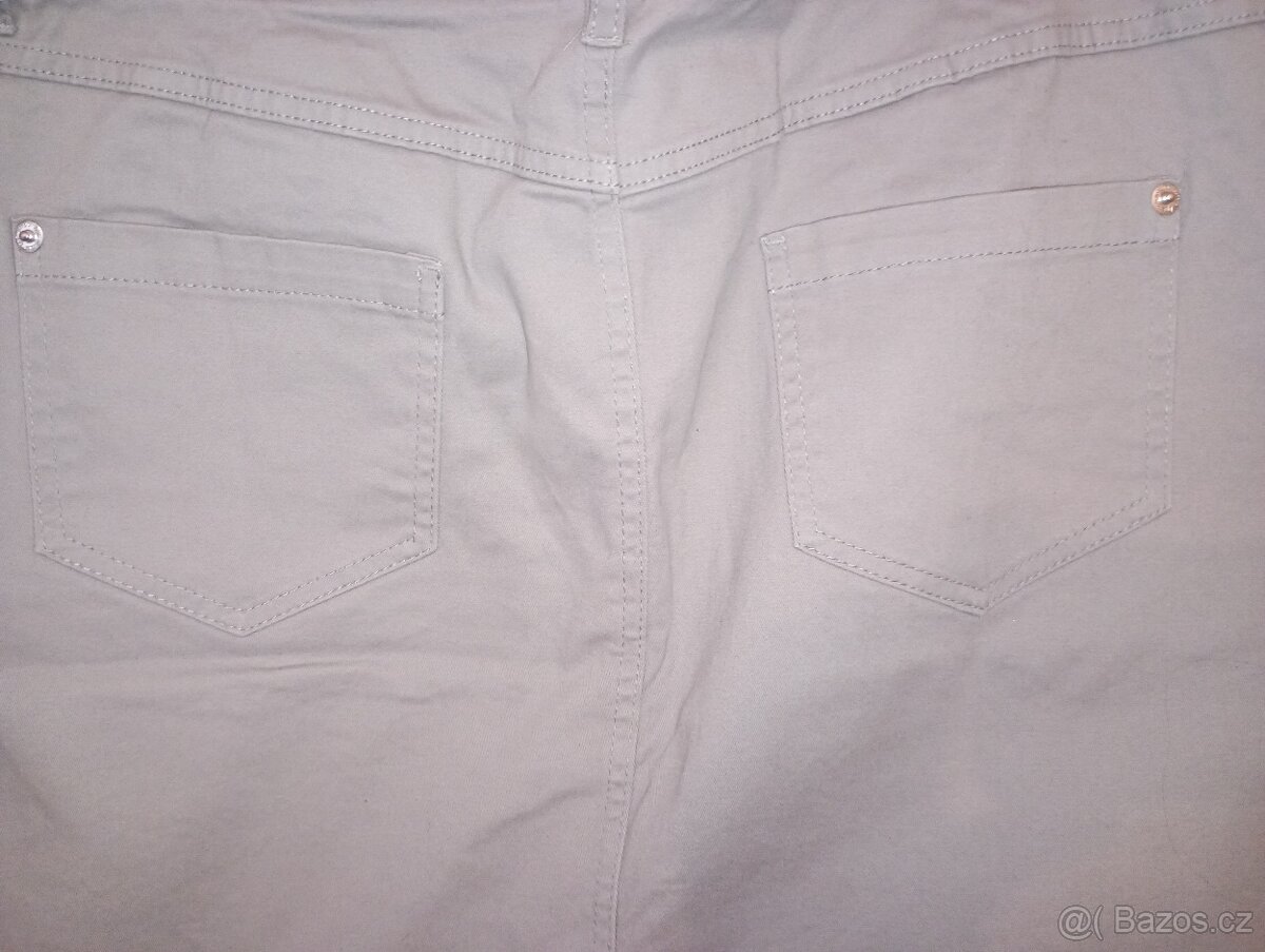Šedá nová džínová sukně BPC vel.44 - 5