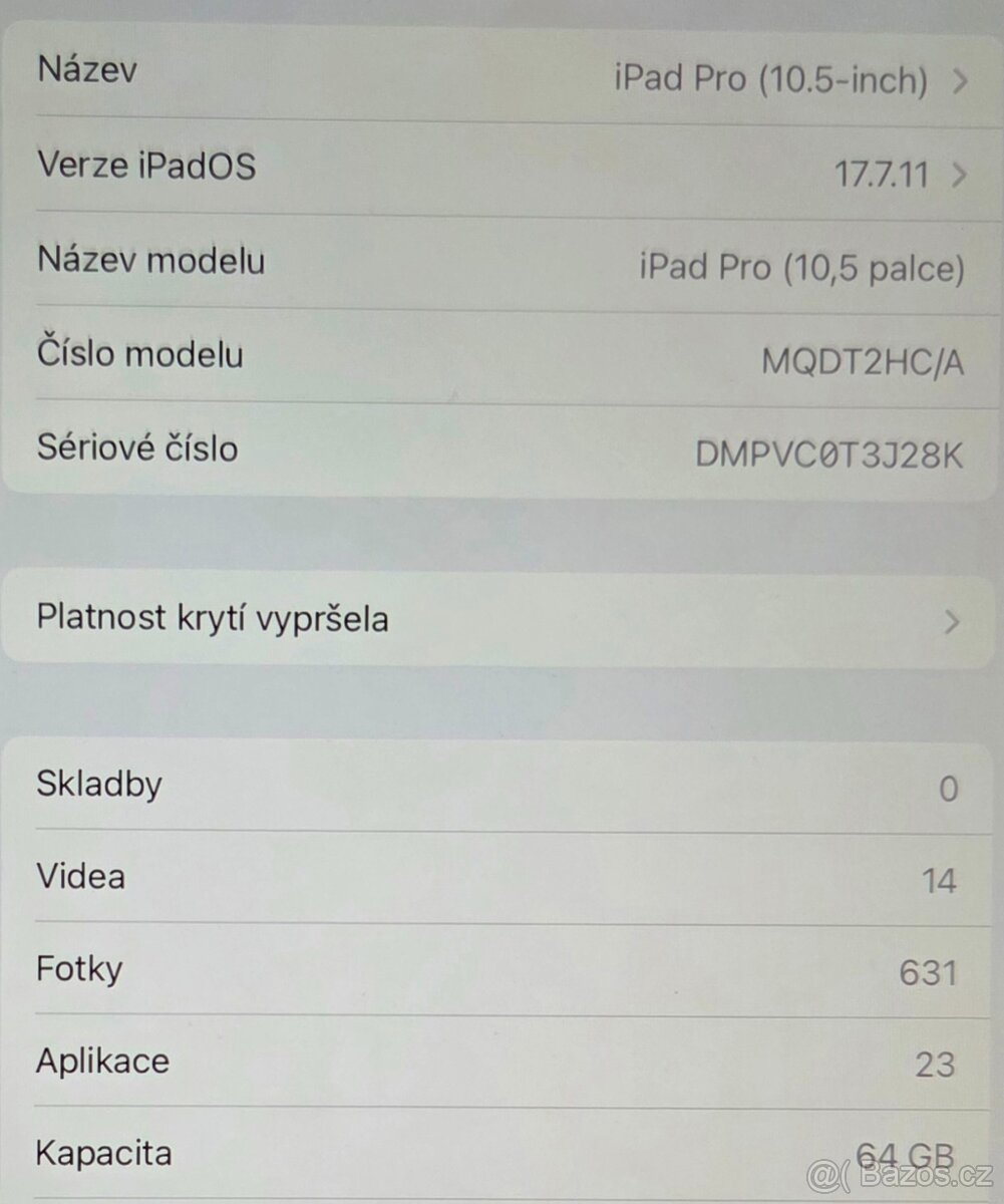 Prodám Apple iPad Pro 10,5". - 5