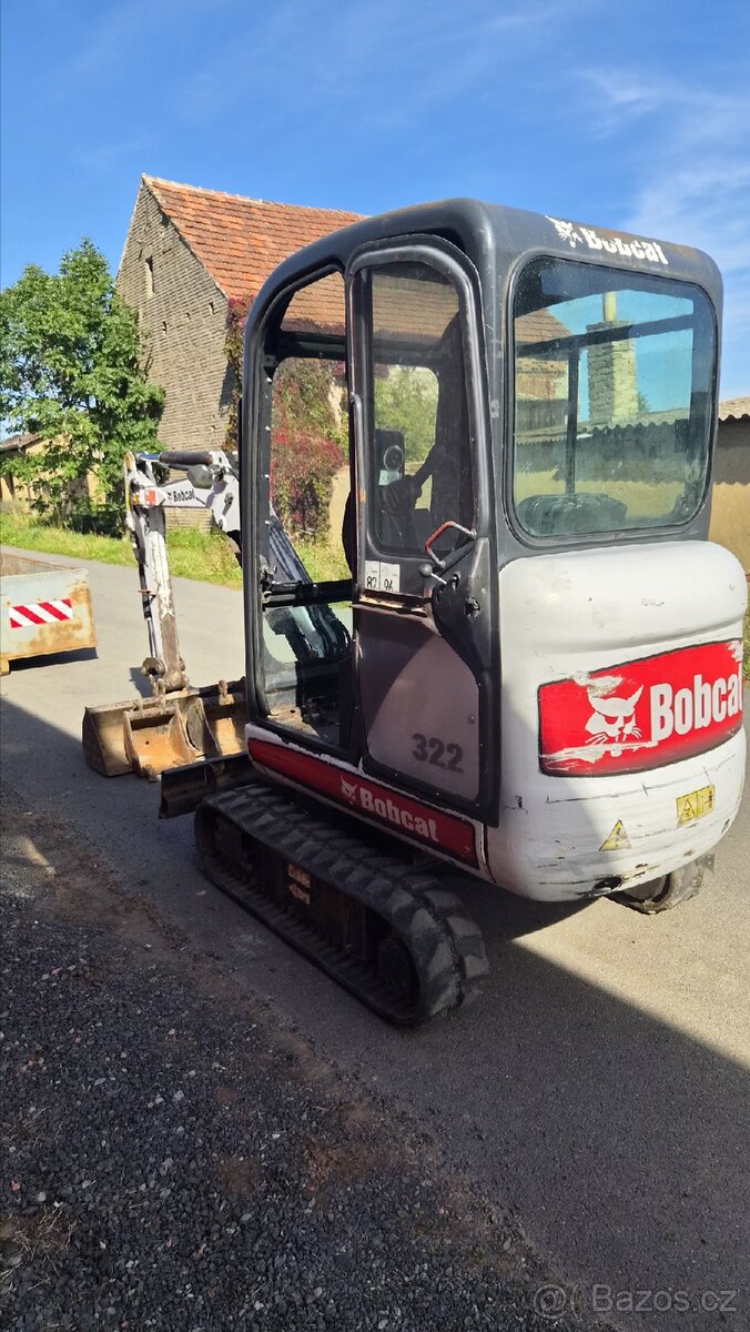 PRODÁM MINIBAGR BOBCAT 322 R.V 2004 - 5