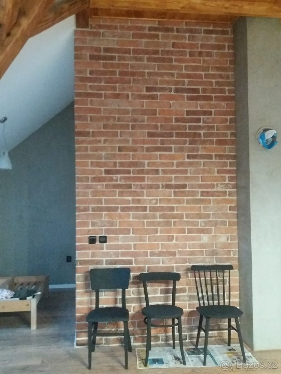 Cihlový obklad z pravých pálených cihel - 5