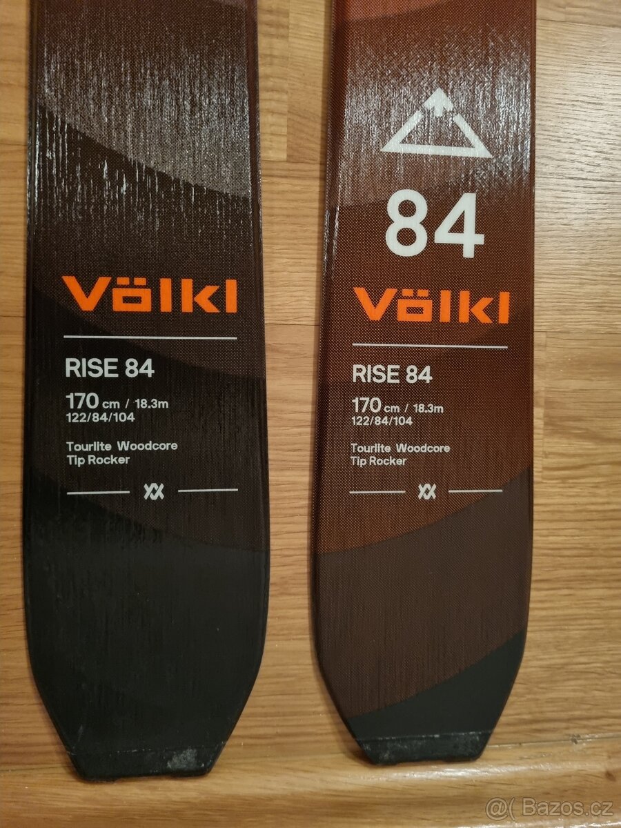Novy skialp set Volkl Rise 84 orange + viazko + pasy - 5