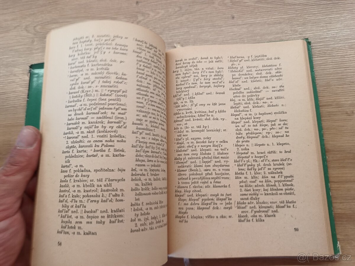 Slovník stredoopavského nárečí 1963 - 5