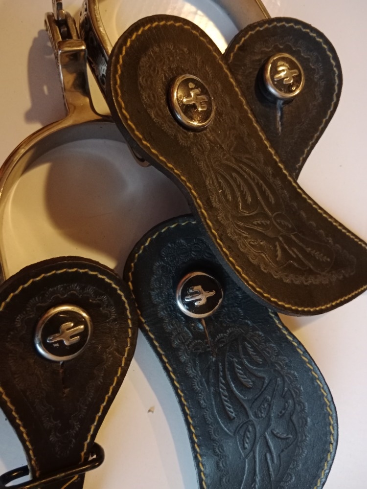 Kovbojské western Šporny s řeminky - 5