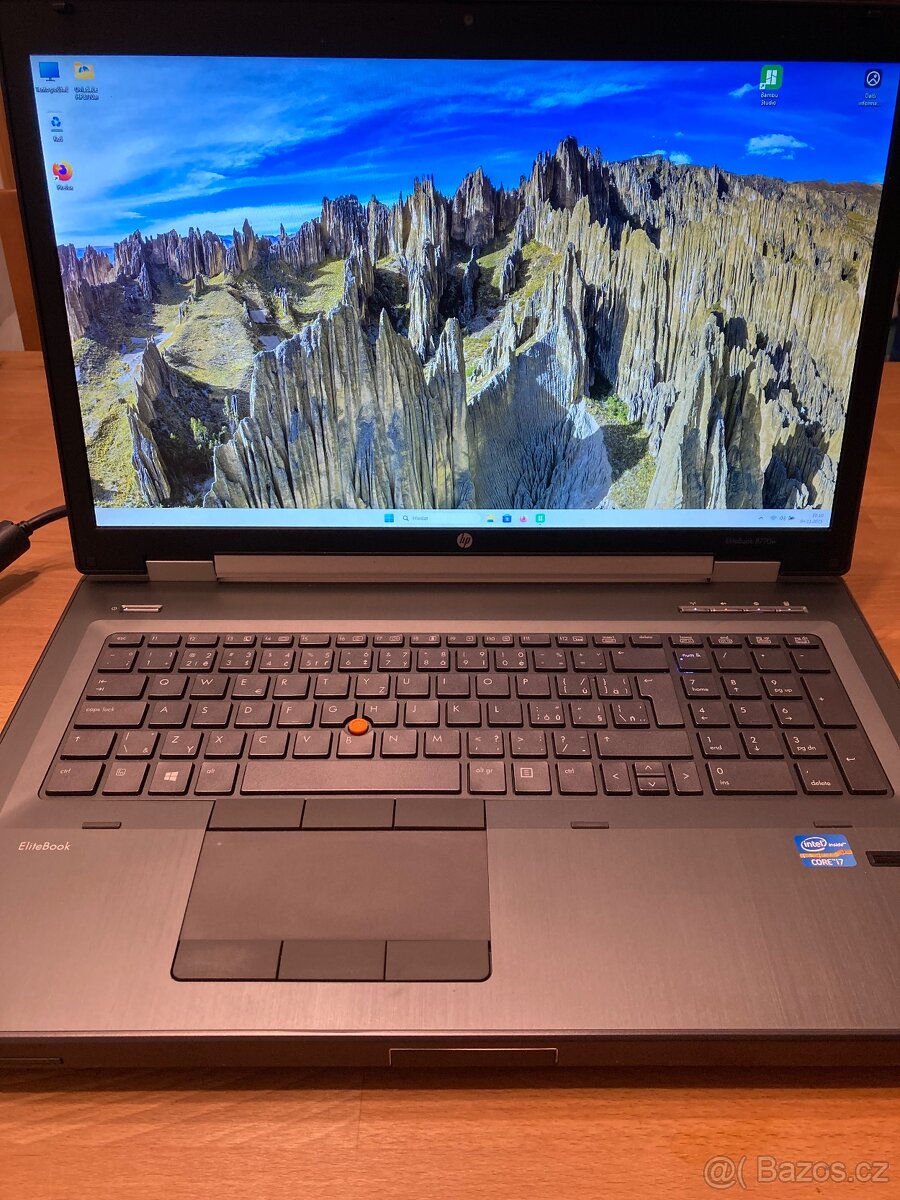 Hp elitebook 8770w nové ssd. - 5