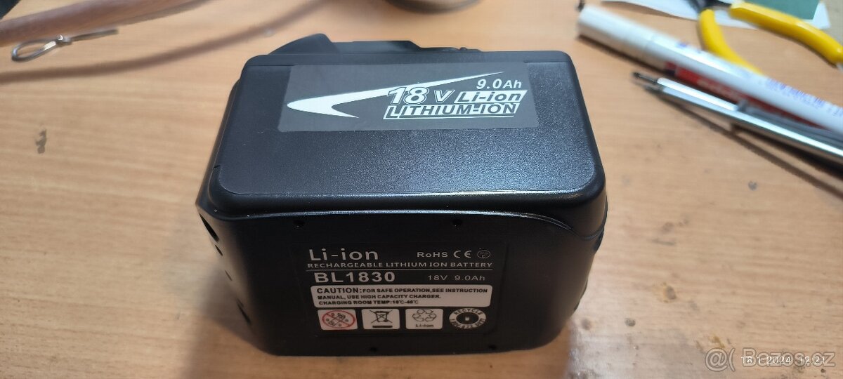 Baterie 18V 7,5Ah, BL1890b pro Makitu,vlastní výroba - 5