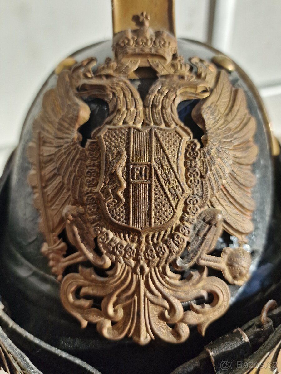 přilba, helma RU dragoun - podůstojník - 5