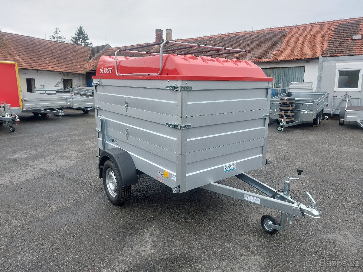 přívěsný vozík pro hasiče s držákem PS12 - 5