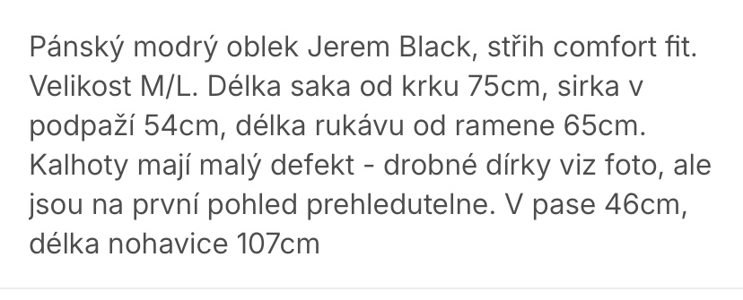 Panský oblek Jerem Black - 5