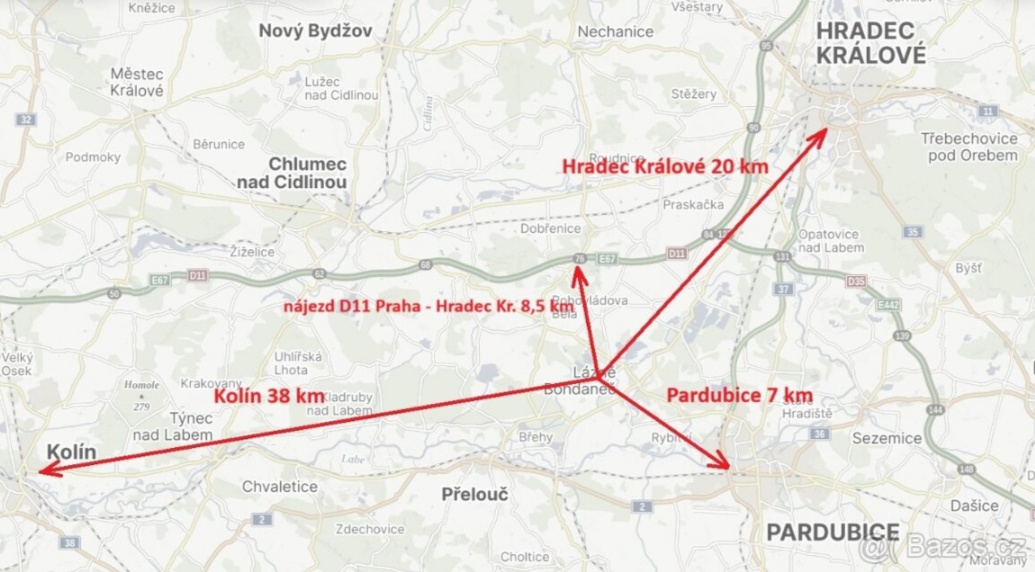 Pozemek Lázně Bohdaneč - 5