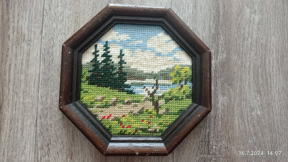 Starožitné vyšívané obrázky - 5