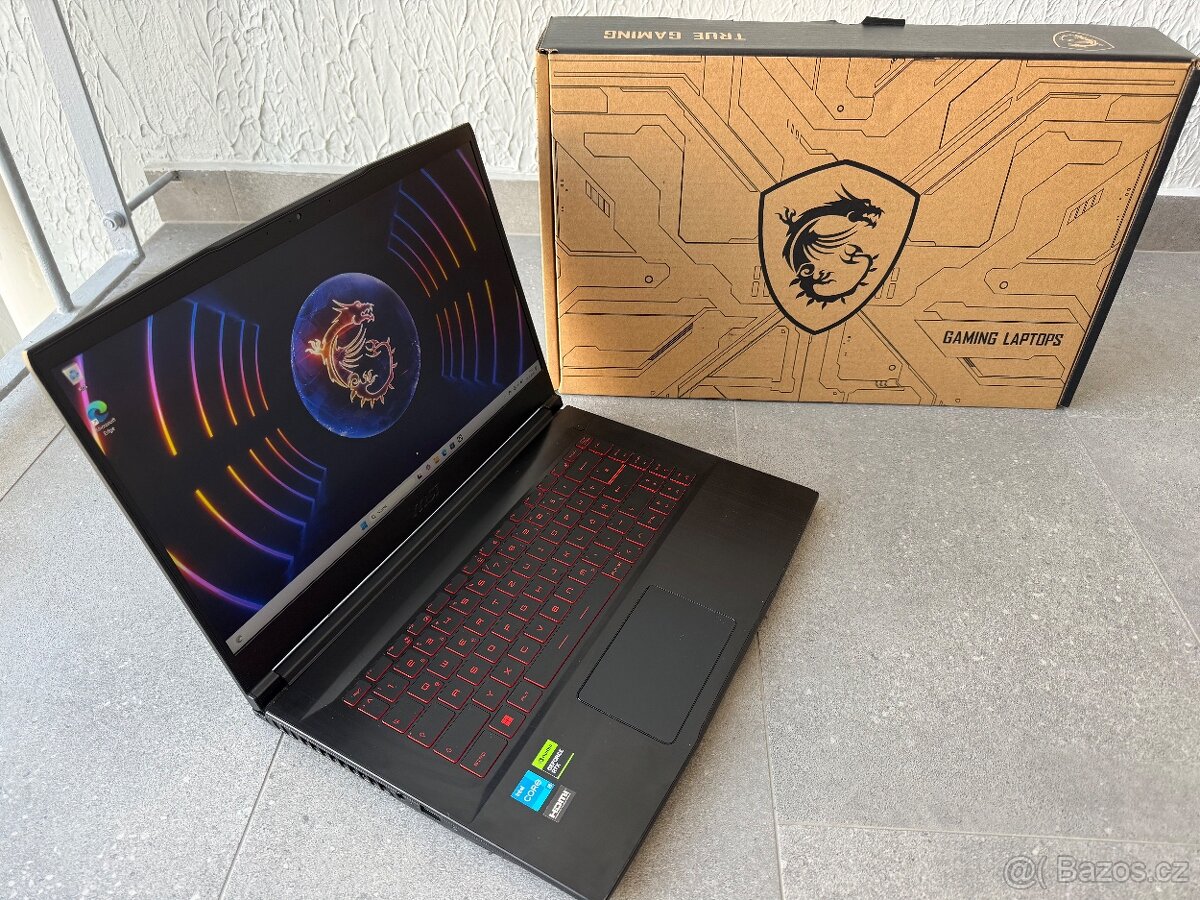 Herní notebook MSI RTX 4050 6GB - 5