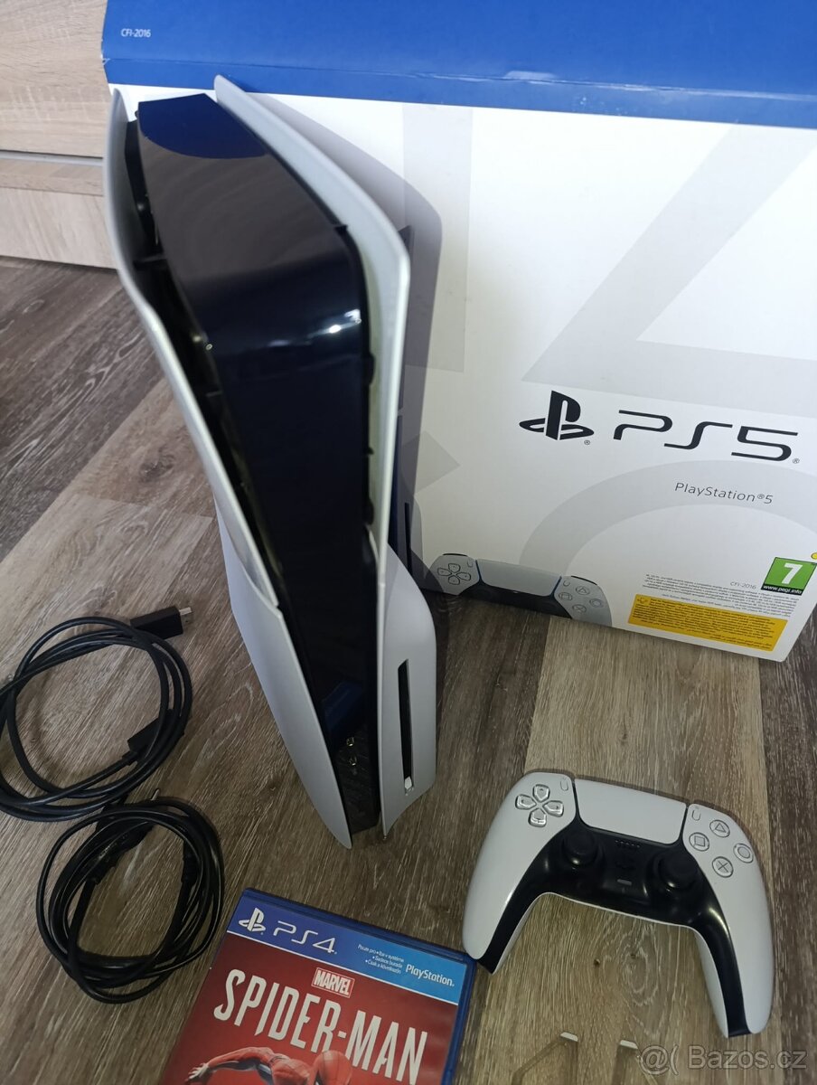 PS5 slim s mechanikou + záruka - 5