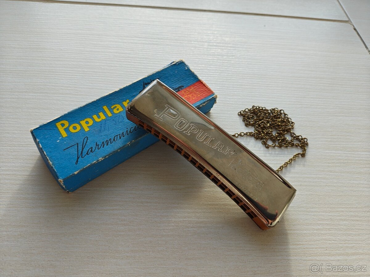 Foukací Harmonika Popular Delicia - 5