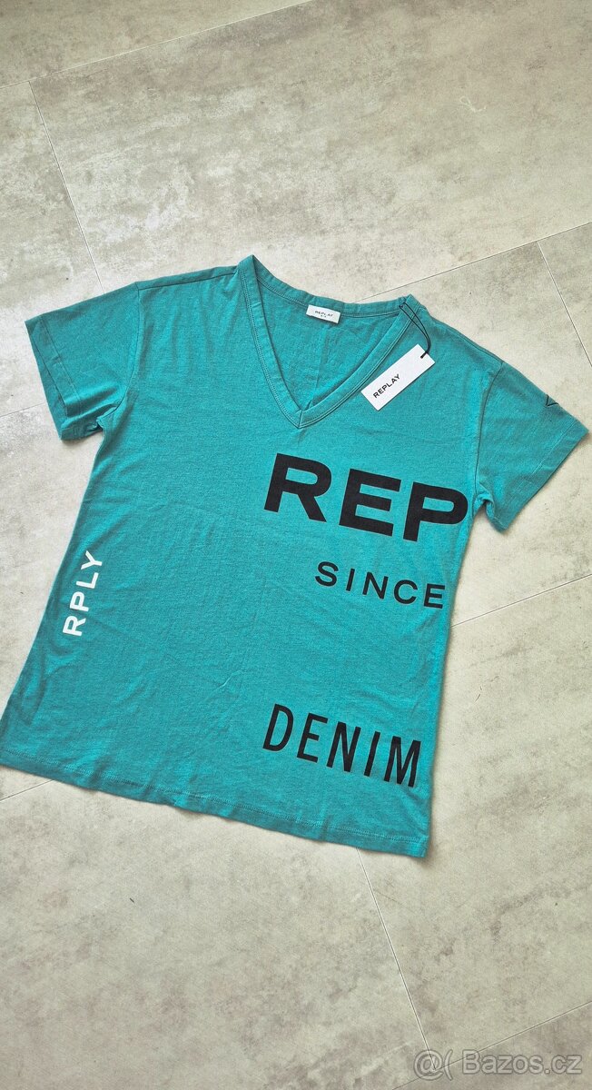 Dámské tričko Replay Ower Size S - 5