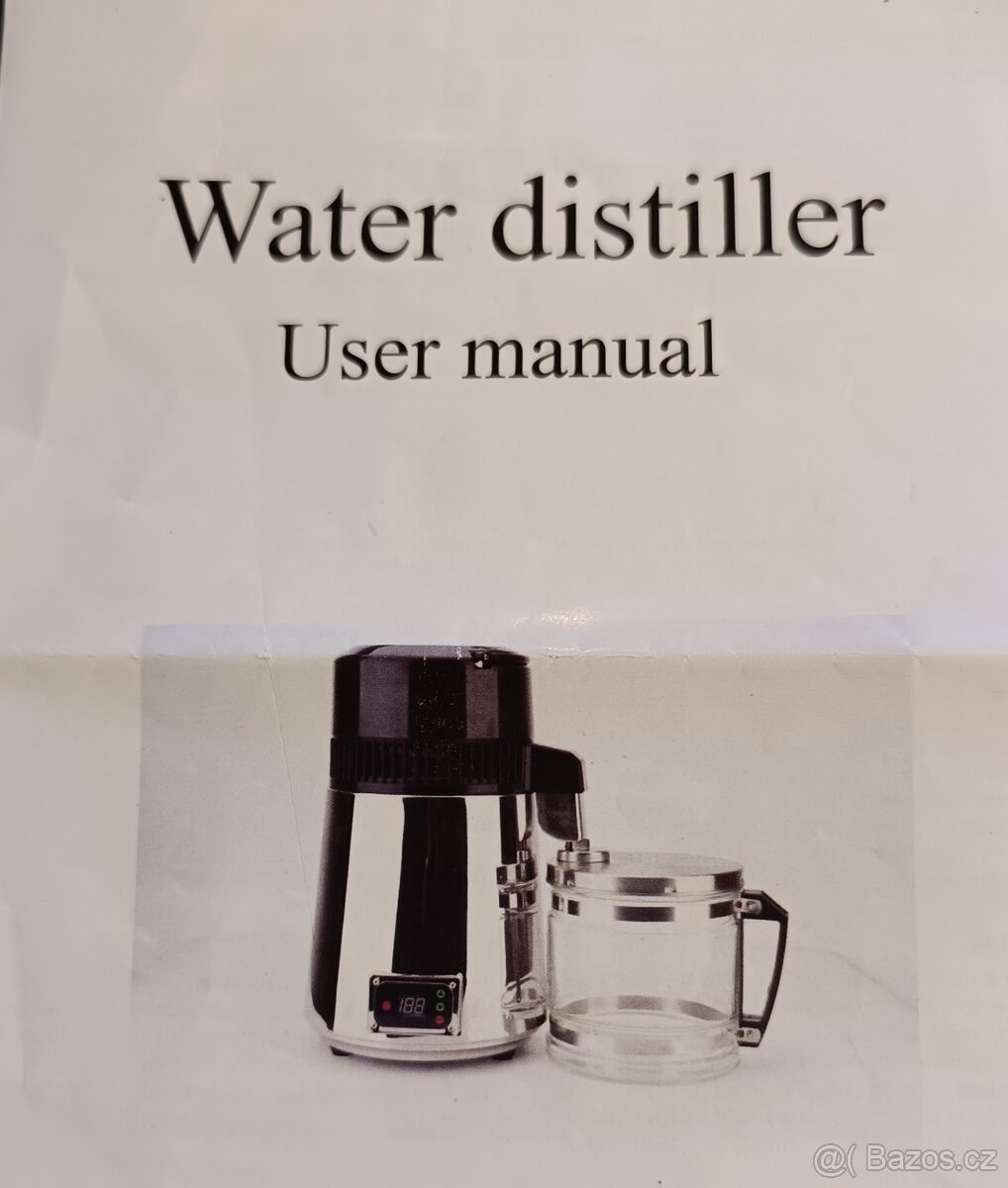 Destilátor vody (water distiller). Nový stav. - 5