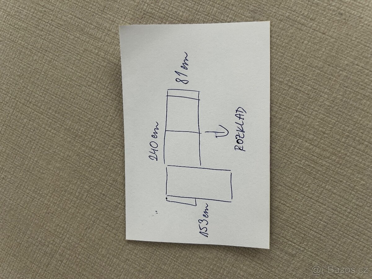 Pěkná sedací souprava do L, LEVÝ ROH - 5