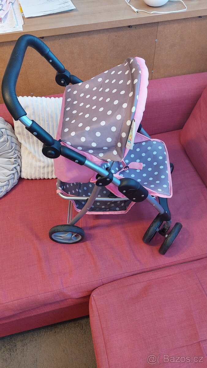 Kočárek sportovní pro panenky, znacka Doris - 5