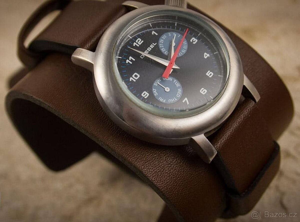 Kožený široký řemínek č.12 k hodinkám - 5