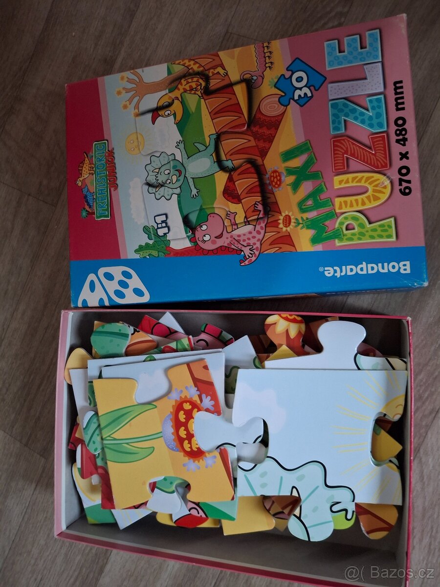 Hračky 40 kusů, Disney box,puzzle,lampa,knihy,pop-it - 5