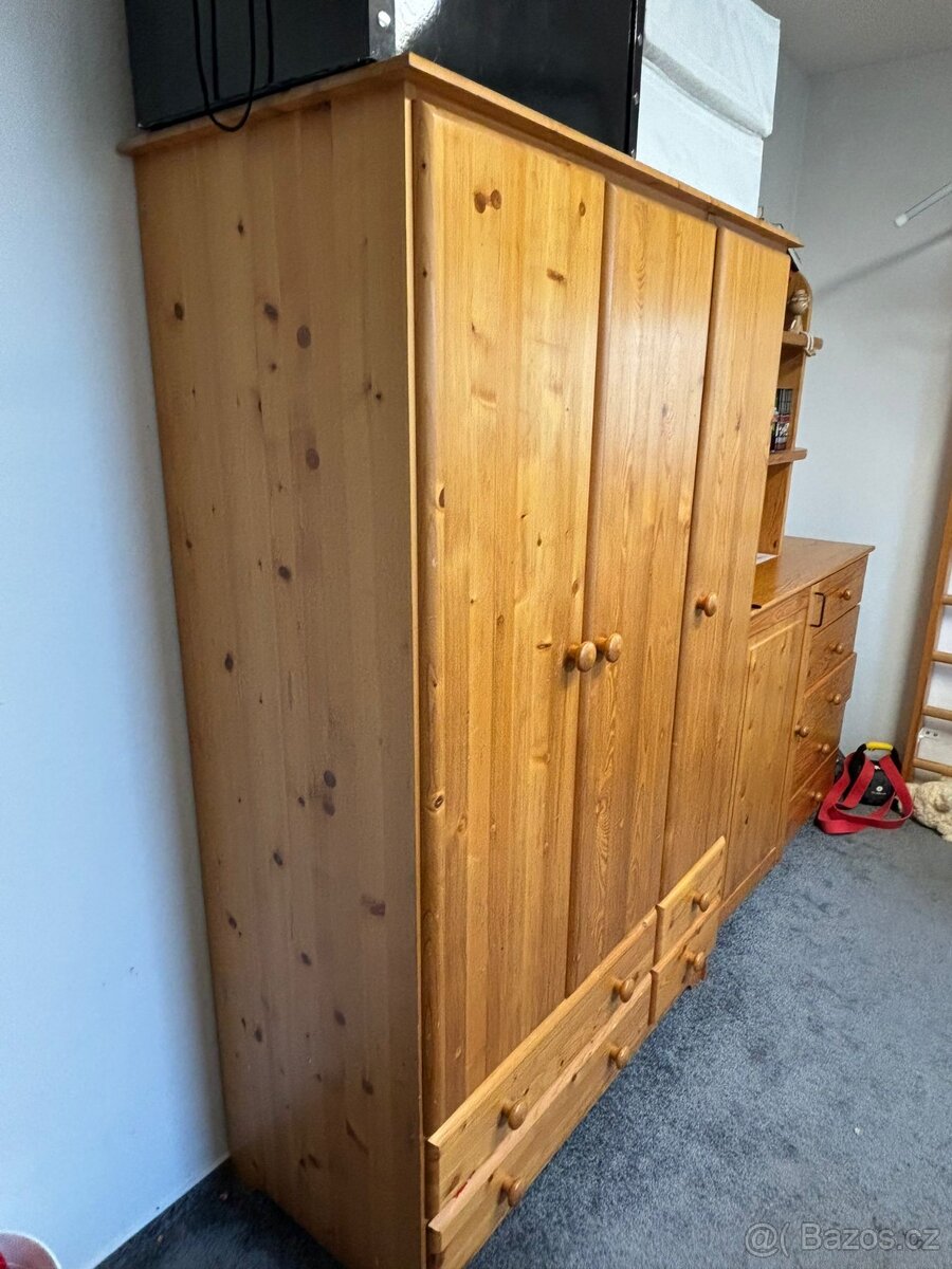 Skříň Gazel , regál Bimbo a komoda - 5