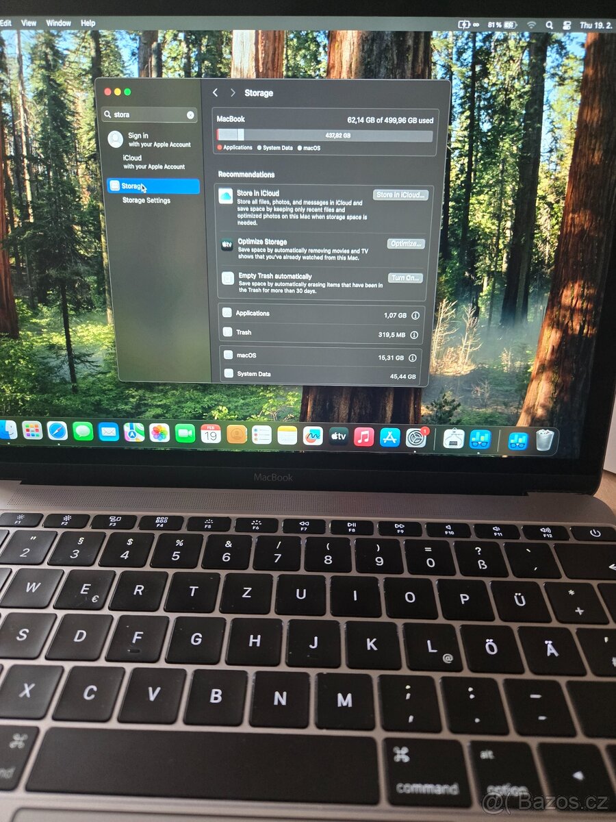 Prodám MacBook 12” (2015) 1.3GHz, 8/512Gb – Space gray - 5